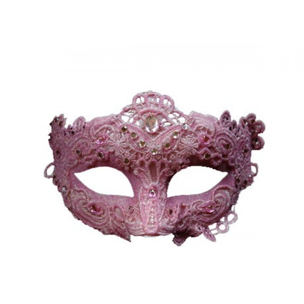 Pink Lace Mask