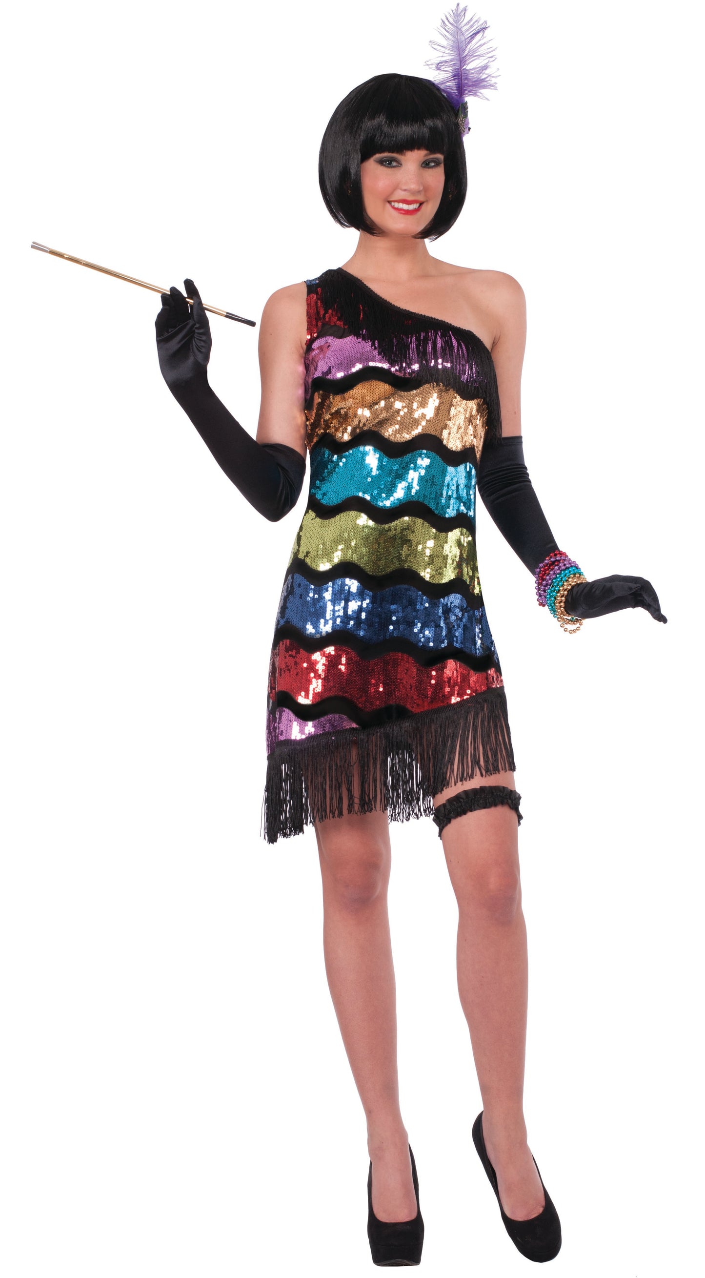 Swanky Sequin Flapper Dress