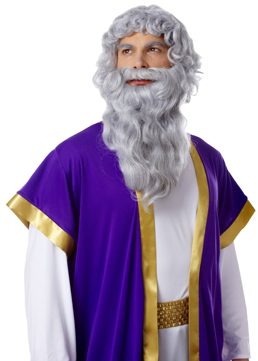 Deluxe Biblical Wig & Beard Set