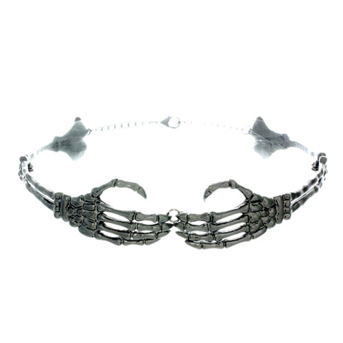 Skeletal Hands Choker