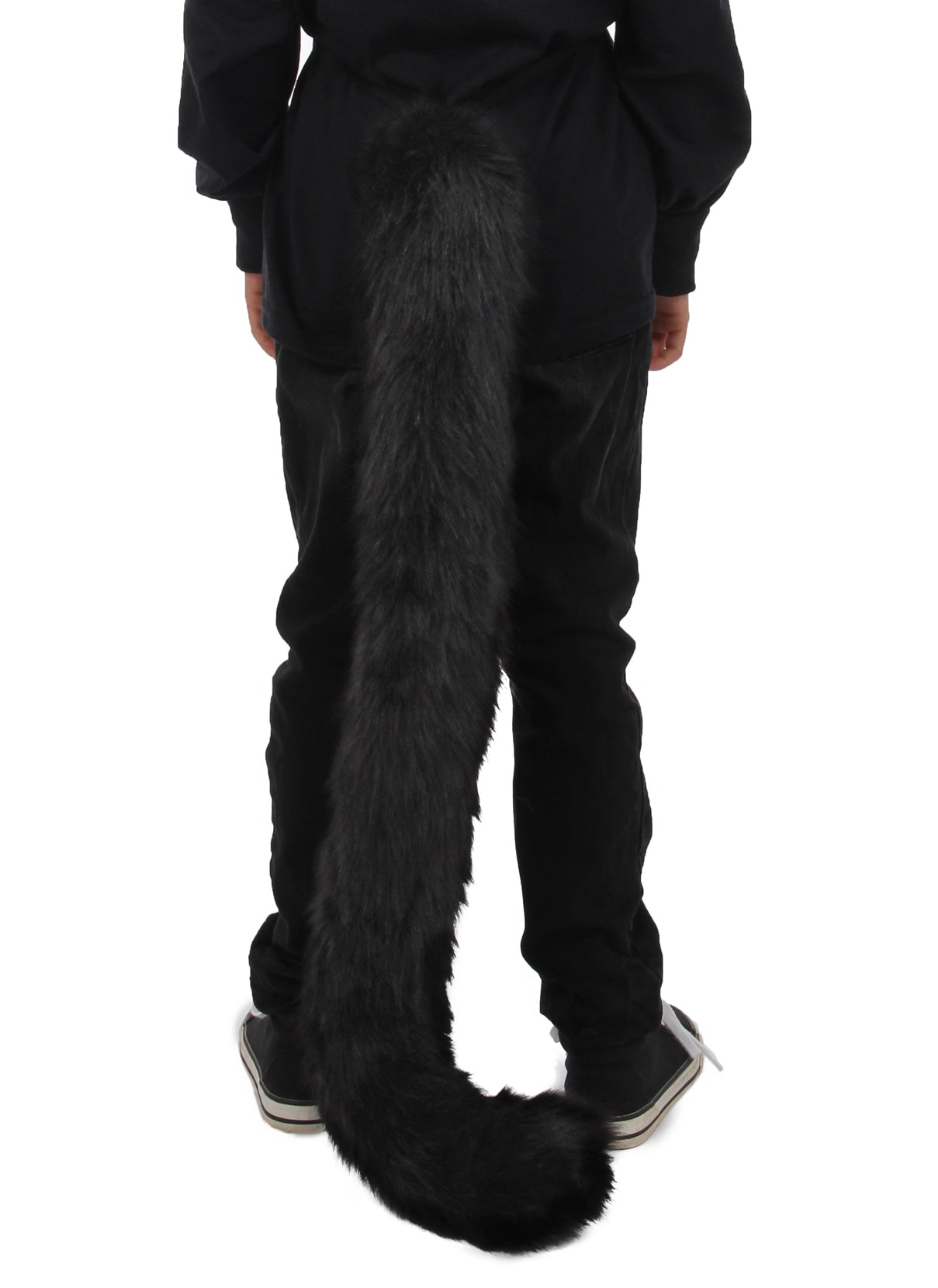 Oversized Cat Tail Black