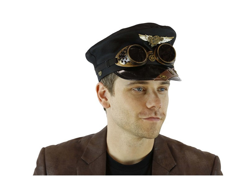 Steampunk Aviator Cap