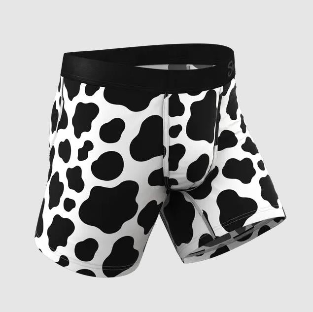 The Milk Me Cow Print Ball Hammock® Pouch Underwear