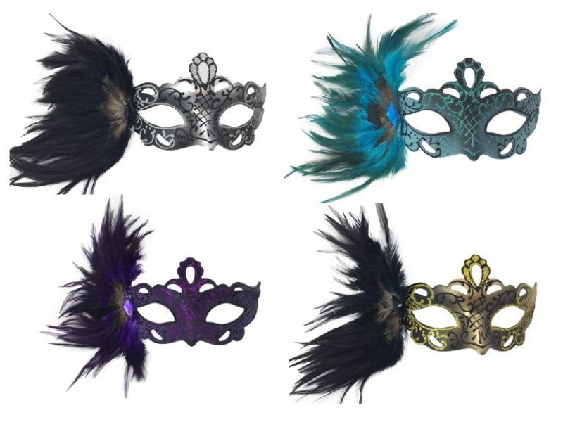 Venetian Feathered Mask