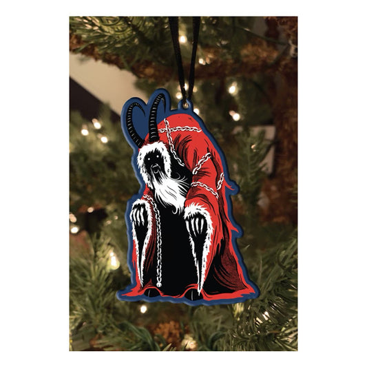 Krampus Metal Christmas Ornament