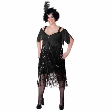 Black Flapper Dress