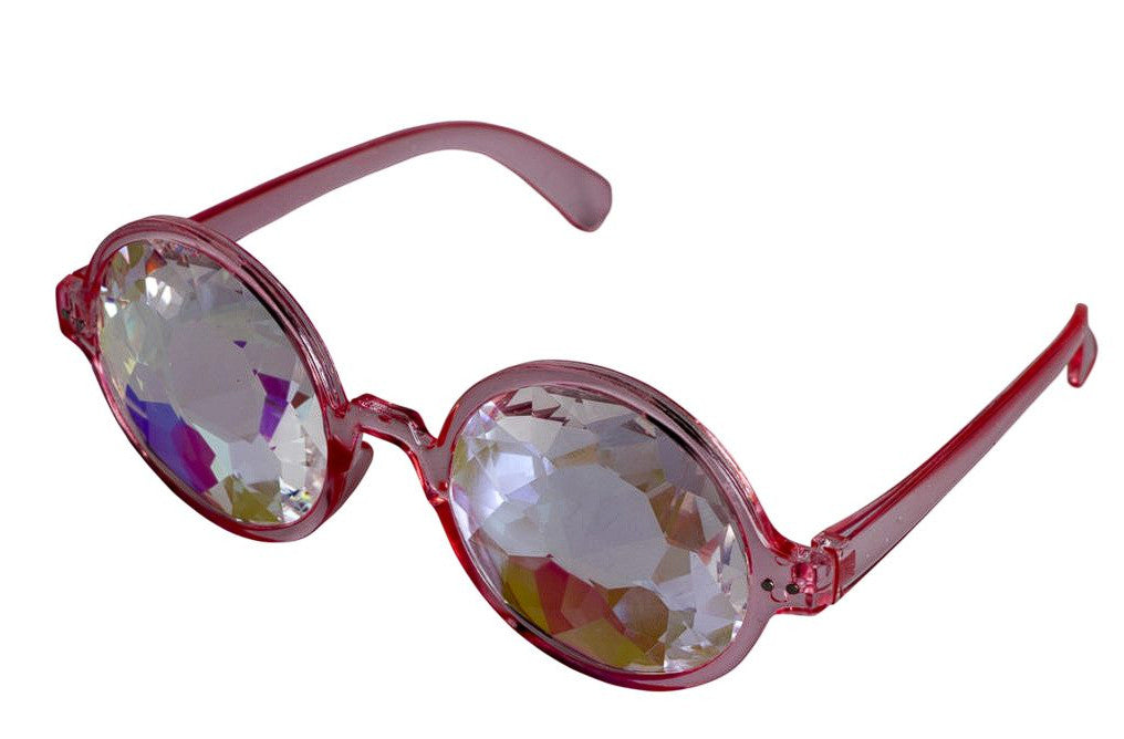 Pink Kaleidoscope Glasses