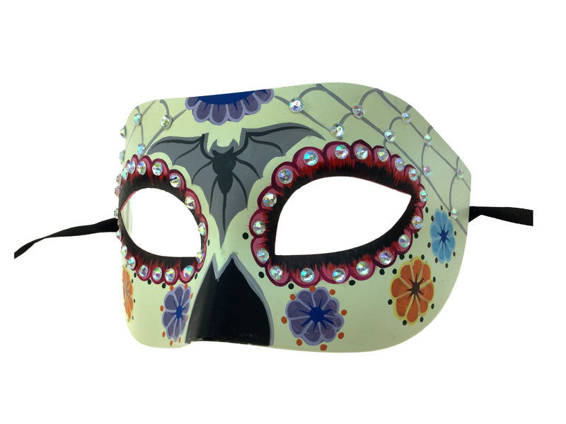 Day of the Dead Half Mask