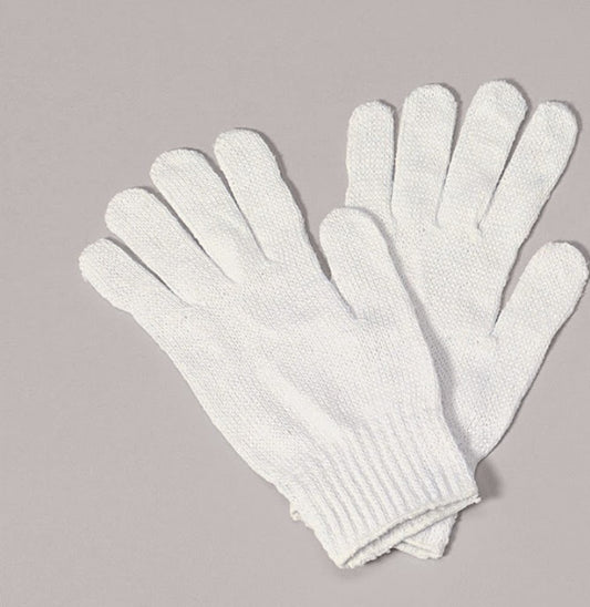 Cotton Santa Gloves