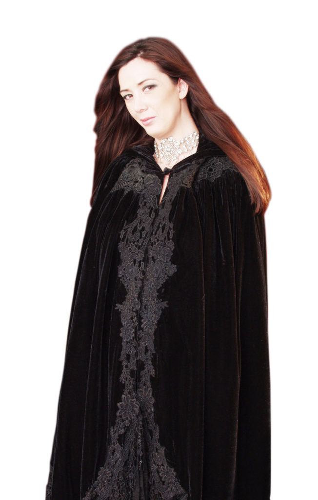 Victorian Cloak with Lace