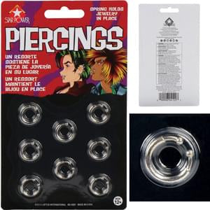 8 Pack Fake Piercings