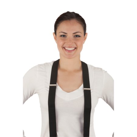 Black Elastic Suspenders