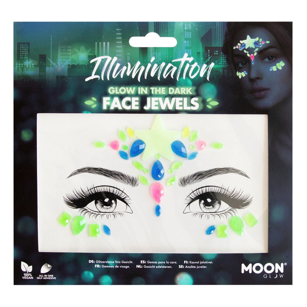 Glow in the Dark Face Jewels