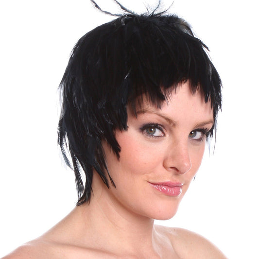 Hackle Feather Wig