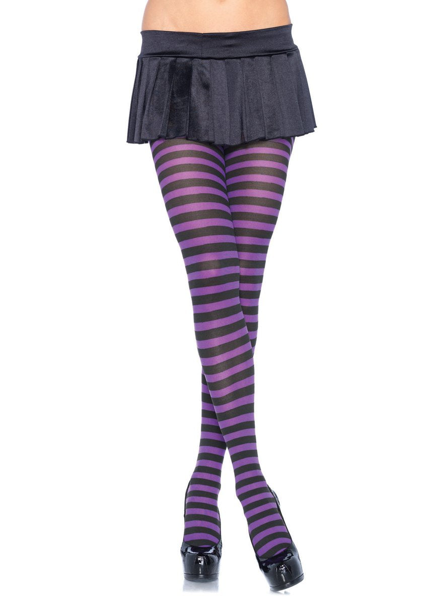 Nylon Stripe Tights