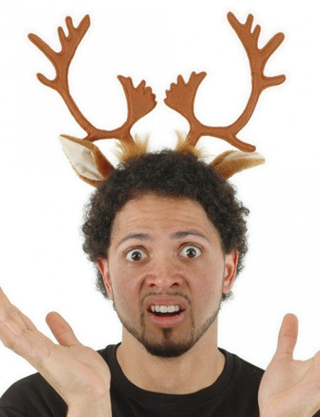 Reindeer Ears & Antlers Headband