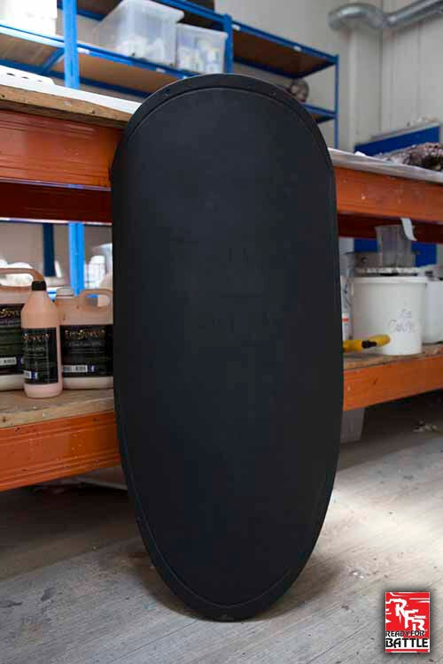 Uncoated Large Foam Shield