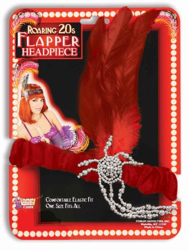 Red Flapper Headband