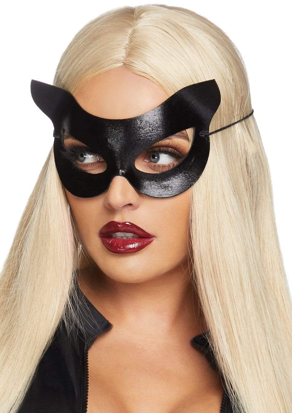 Black Vinyl Cat Mask