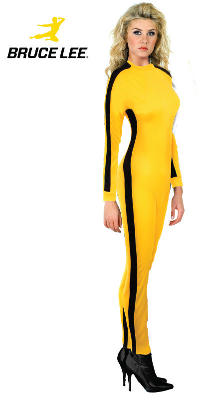 Officially Licensed Bruce Lee Women's Yellow Jumpsuit