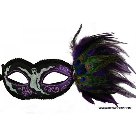 Spooky Purple Venetian Mask