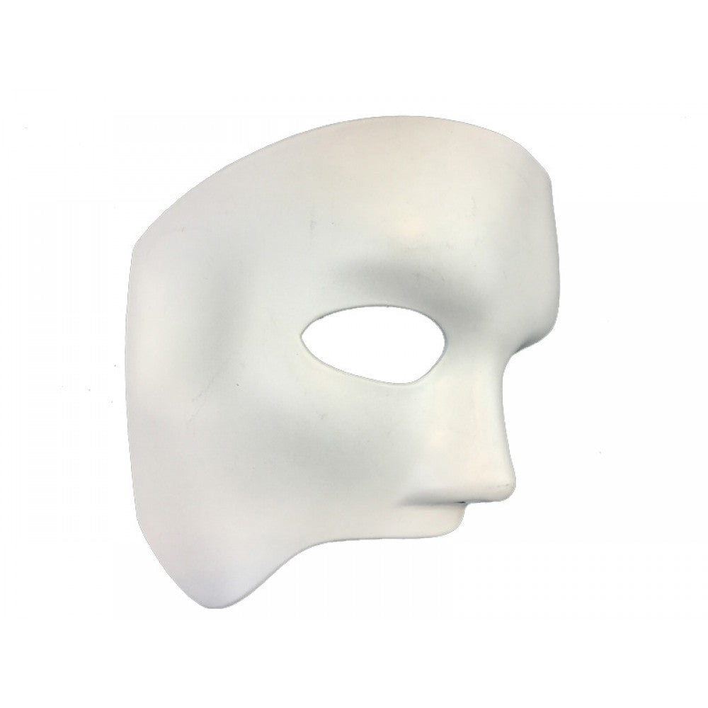 White Venetian Opera Phantom Mask