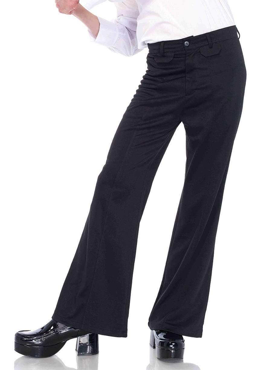 Men's Bell Bottom Black Pants