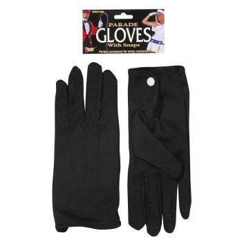 Parade Gloves W/Snap Black