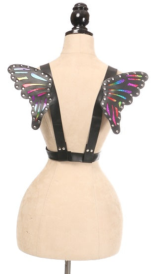 Small Rainbow Butterfly Wing Harness