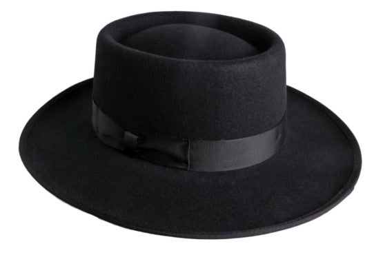 Wool Felt Black Fedora