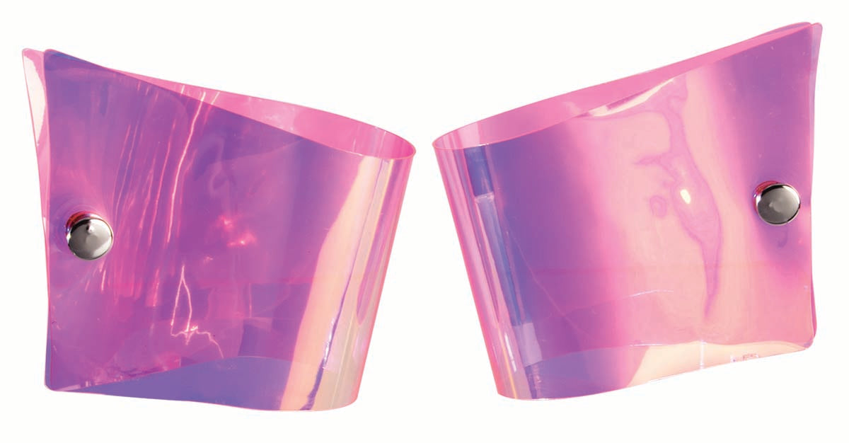 Vinyl Iridescent Cuffs