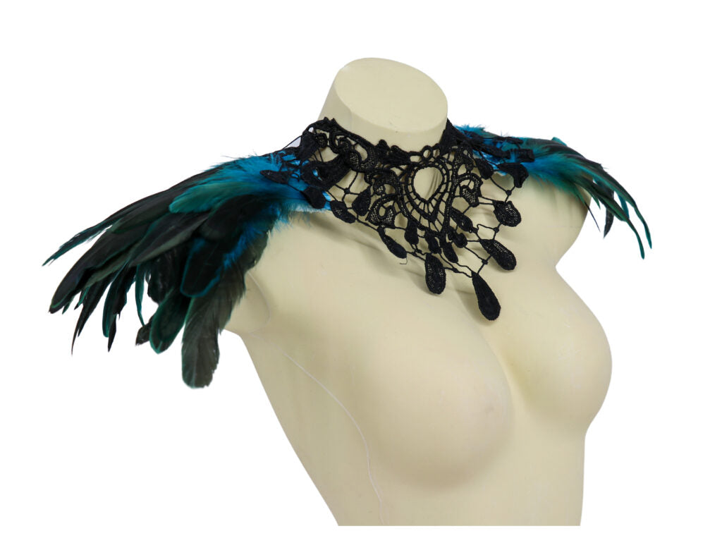 Feather Gothic Shawl