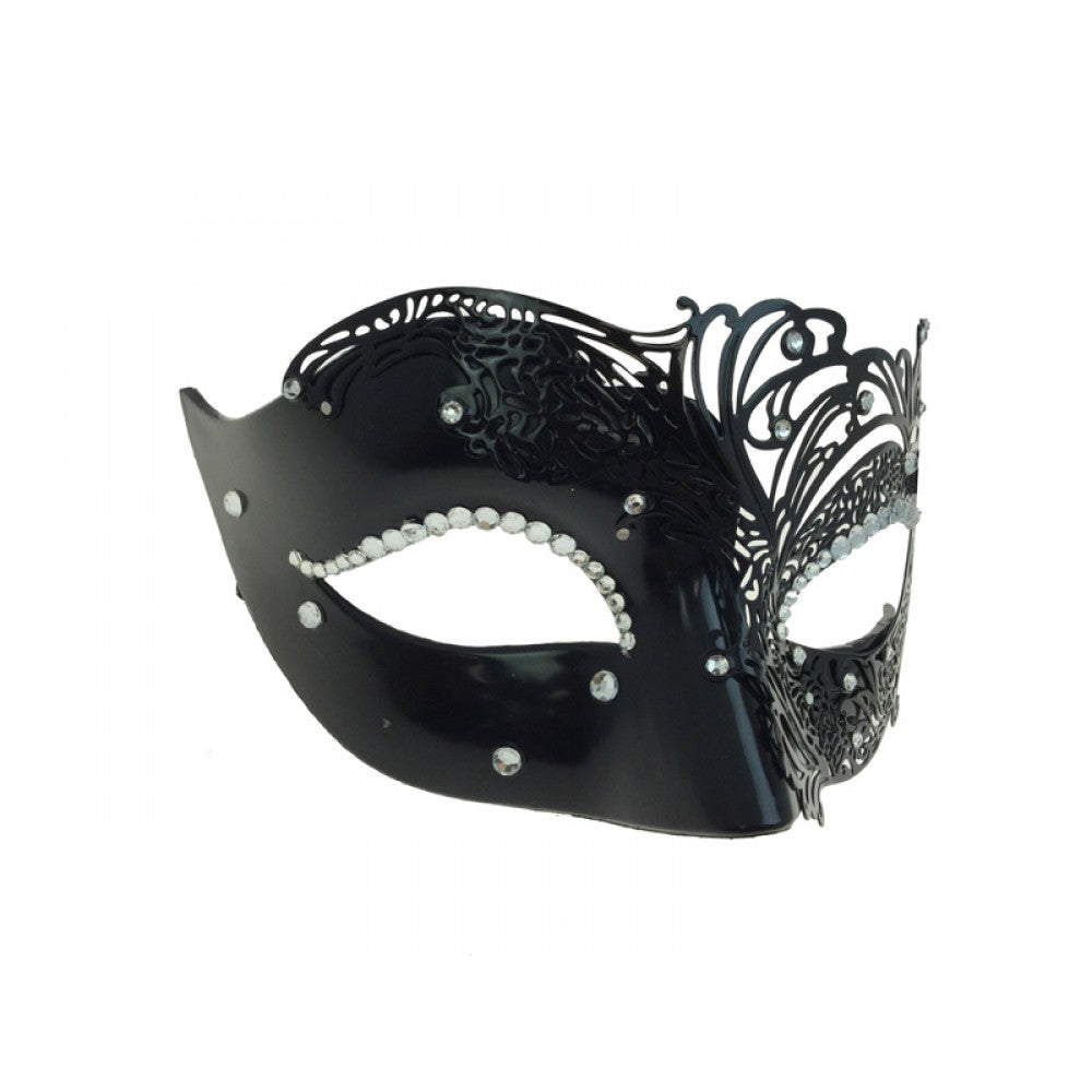 Venetian Half Laser Cut Mask