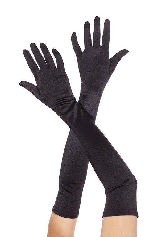 Extra Long Satin Gloves