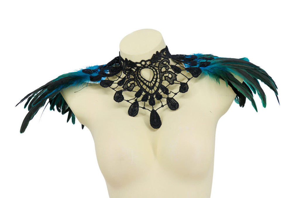 Feather Gothic Shawl