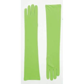 Long Light Green Gloves