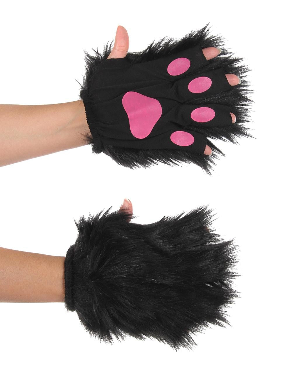 Black Fingerless Paws