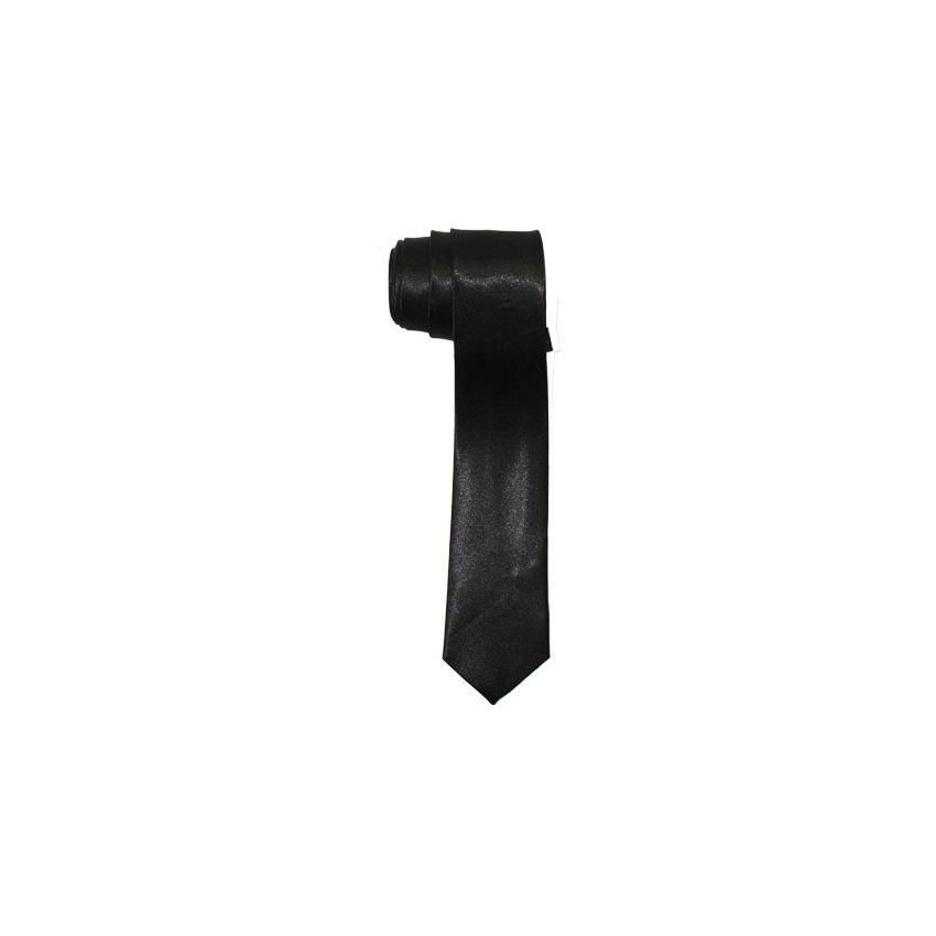 Black Slim Tie