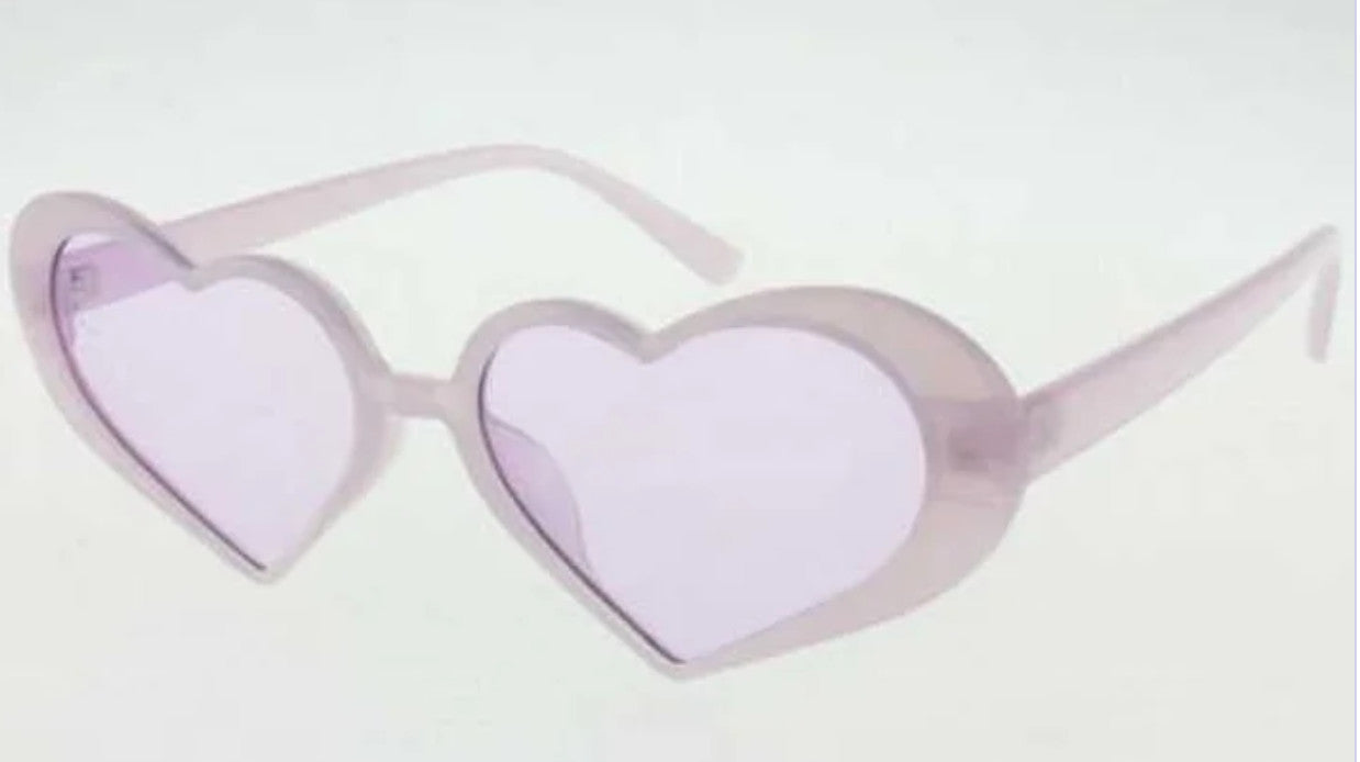 Heart Shaped Sunglasses Asst Colors