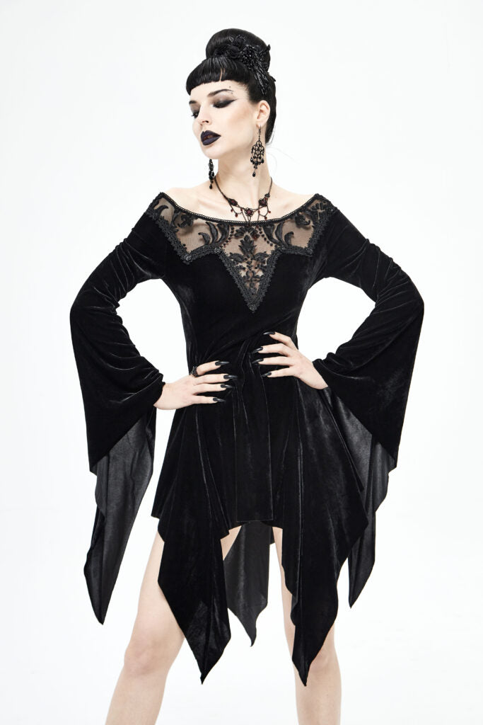 Black Gothic Witch Dress