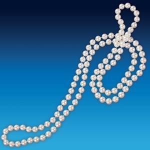 Flapper Beads Pearl Necklace