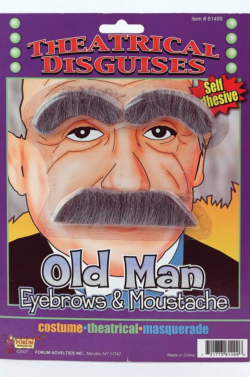 Old Man Eyebrows and Moustache