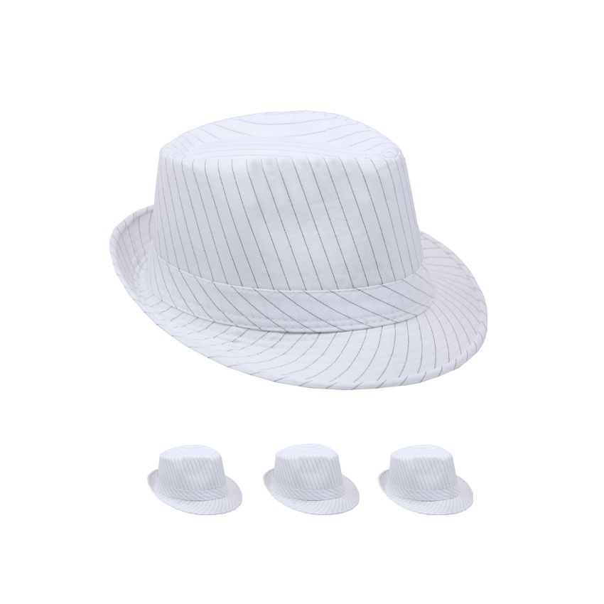 Pinstripe Trilby Fedora Hat