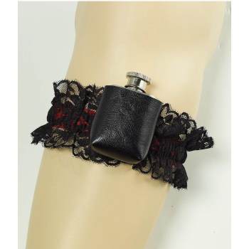 Roaring 20's Deluxe Garter w/ Flask