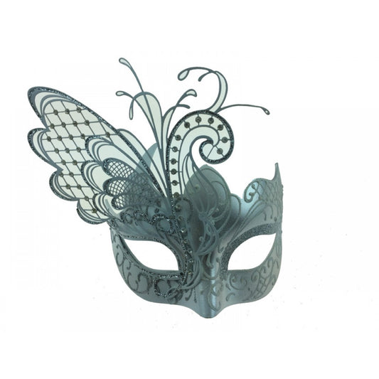 Metal Butterfly Wing Venetian Mask