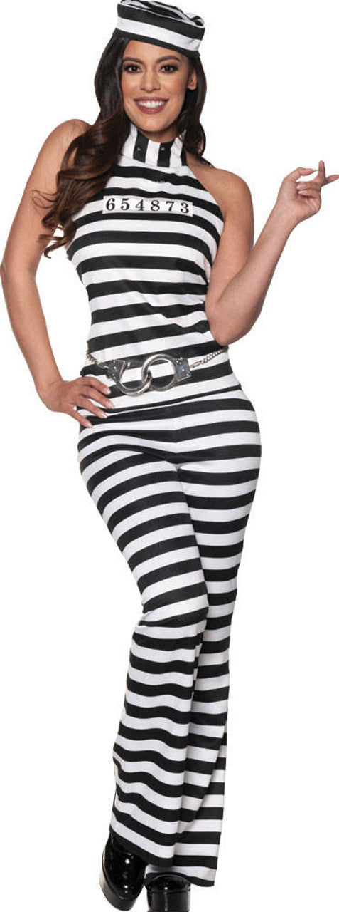 Women's On The Loose Convict Costume