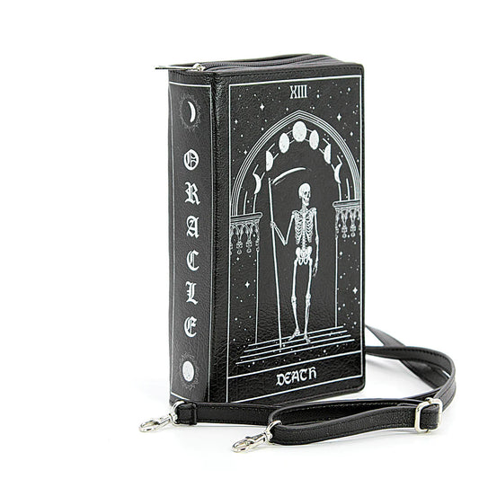 Tarot Card Book Clutch Bag In Vinyl