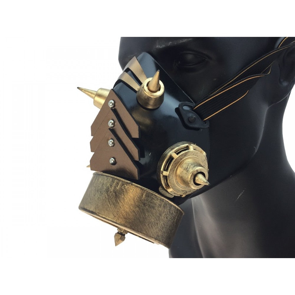 Gold Steampunk Gas Mask