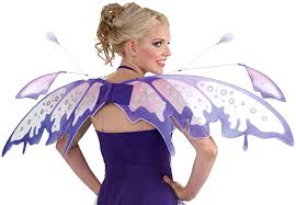 Fairies Purple Raindrop Wings