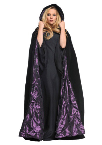 63" Deluxe Velvet & Satin Cape